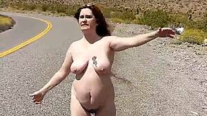 I love being a whore naked in public outdoors.