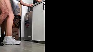 Nataly Got Fucked In Kitchen By Voyeur