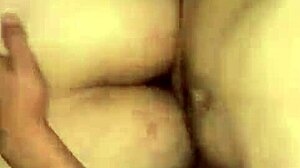 Big black cock cums in fat ass after intense sex