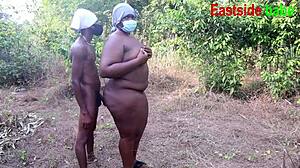 Ebony BBW Eastsidebabe Gets Pounded Hard Outdoor in Wotowoto Style