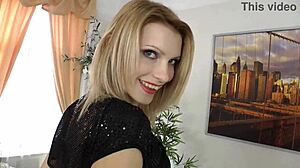 hot lana roberts in hard anal sex, her small tits bouncing while taking big cock in doggystyle first time