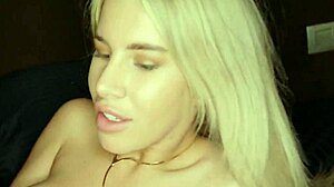 Mrs Naughty Shows Oral Skills to Visitor in Kitchen HD