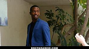 Horny housewife seduces fired black dude for wild revenge