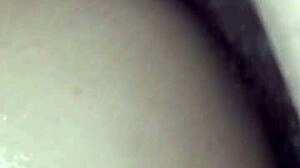 Neighbor Forces Dick Into Bride's Mouth In Shower