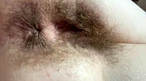 Check out this hairy ass fetish video featuring super hairy asshole and clit play