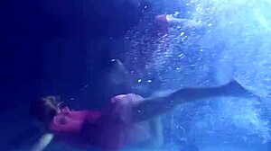 Lilia Mihalkova and Natalia Kupalka Engage in Underwater Lesbian Activities in the Pool