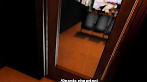 Driving with a celebrity escort for some fun.