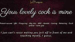 YOUR LOVELY COCK IS MINE - JOI ASMR GFE FRENCH ACCENT.