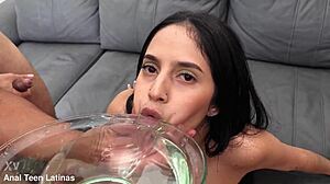 Helen Star Swallows Piss And Loves The Double Anal Penetration