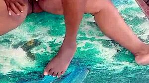 I fucked the pretty girl lost in the bush with huge tits!