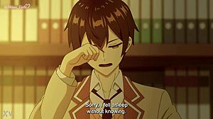 alya hypnotizes innocent man into assfucking, anal, and shaved pussy tricks in anime hentai style.