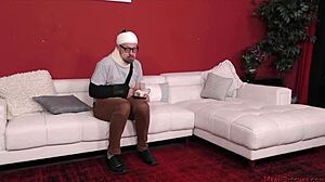 Lily Lane Forces Loser Boyfriend to Worship Her Ass in Intense Femdom