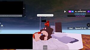 In Roblox, Two Black Futanari Sluts Spit On Ass And Creampie With Big Monster Cocks