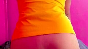 Amateur Latina Whore Worships Ass in Homemade Anal Fucking and Orgasm