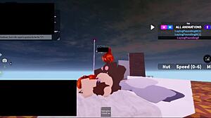 In Roblox, Two Black Futanari Sluts Spit On Ass And Creampie With Big Monster Cocks