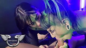 Daughter's friends suck in dorm