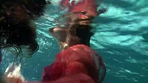 Lilia Mihalkova and Natalia Kupalka Engage in Underwater Lesbian Activities in the Pool