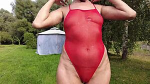 Nothing Left to Hide! Tiny Monokini Try-On Uncut & Raw!