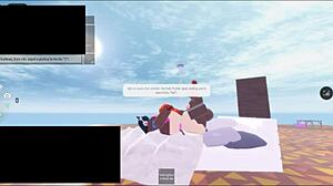 In Roblox, Two Black Futanari Sluts Spit On Ass And Creampie With Big Monster Cocks