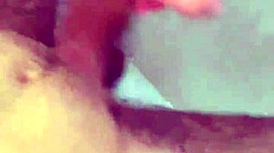 Hot masturbation in the bathroom!