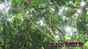 lucky farmer snags tiny teen and bangs her to orgasm in nature!