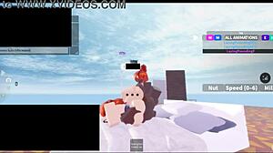 In Roblox, Two Black Futanari Sluts Spit On Ass And Creampie With Big Monster Cocks