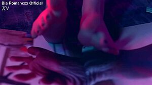 Kinky foot fetish with tickling and domination