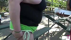 Blonde Babe Sienna Hills Teases with Deepthroat Blowjobs