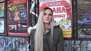 Natural teen 18+ gives BLOWJOB in POV, gets TWAT REAMED