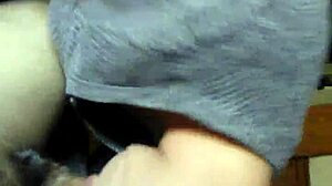 Young slut gives face fucking blowjob