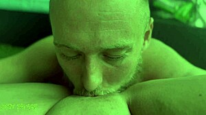 Asian Wife Gets Pussy Licked by White Guy in Pov