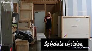 fucking party with mechanics and piston adjustment