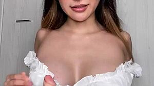 Raelilblack Tit Fucks Dildo