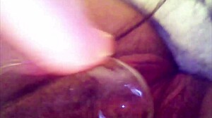 yo, check this real pussy orgasm with sperm in juice under microscope