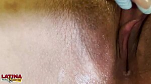 Carol Tiny 18+ Exclaims, 'Oh God, My First Big White Cock in My Asshole!' Latina Casting Creampie