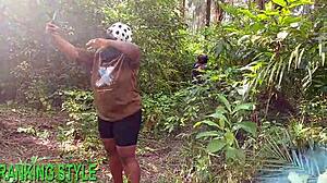 I love curvy BBW outdoor sex