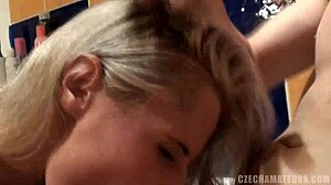 Czech amateurs - stunning blonde with impressive boobs