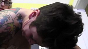 Amateurs Rip Clothes for Wet Lesbian Sex with Muff Diving, Foot Fetish, and Strapon Orgasm