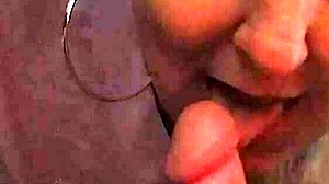 Blowjob horny milf sucking cock