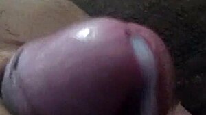 Shower cumshot scene