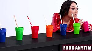 Unbelievable! This teen and milf 4some is worthy of TV with hardcore fucking anytime!