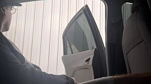 Risky Street Handjob For Bus Stop Student