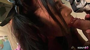 Teen in Classroom Seduced by Old Teacher for Rough Fuck