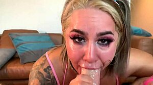 I experience an extremely sloppy deepthroat session.