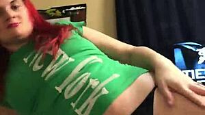 Amateur whore dances seductively in tiny underwear showing off her body