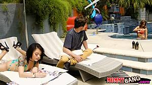 Isis Love And Holly Hendrix Threeway Act