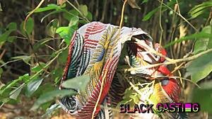 lucky farmer snags tiny teen and bangs her to orgasm in nature!