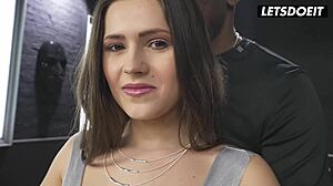 Deep and rough anal fuck for gorgeous teen babe