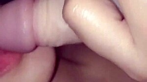 Neighbor Forces Dick Into Bride's Mouth In Shower