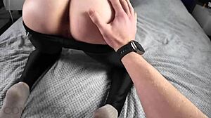 Intense Fucking Of Girlfriend In Gym Leggings Post-Workout